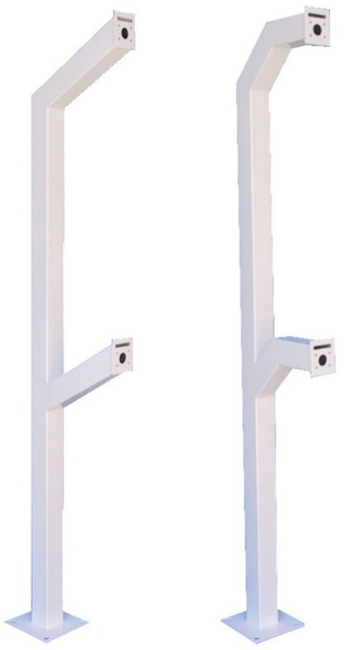 S3 Dual Height Stanchions Pedestals
